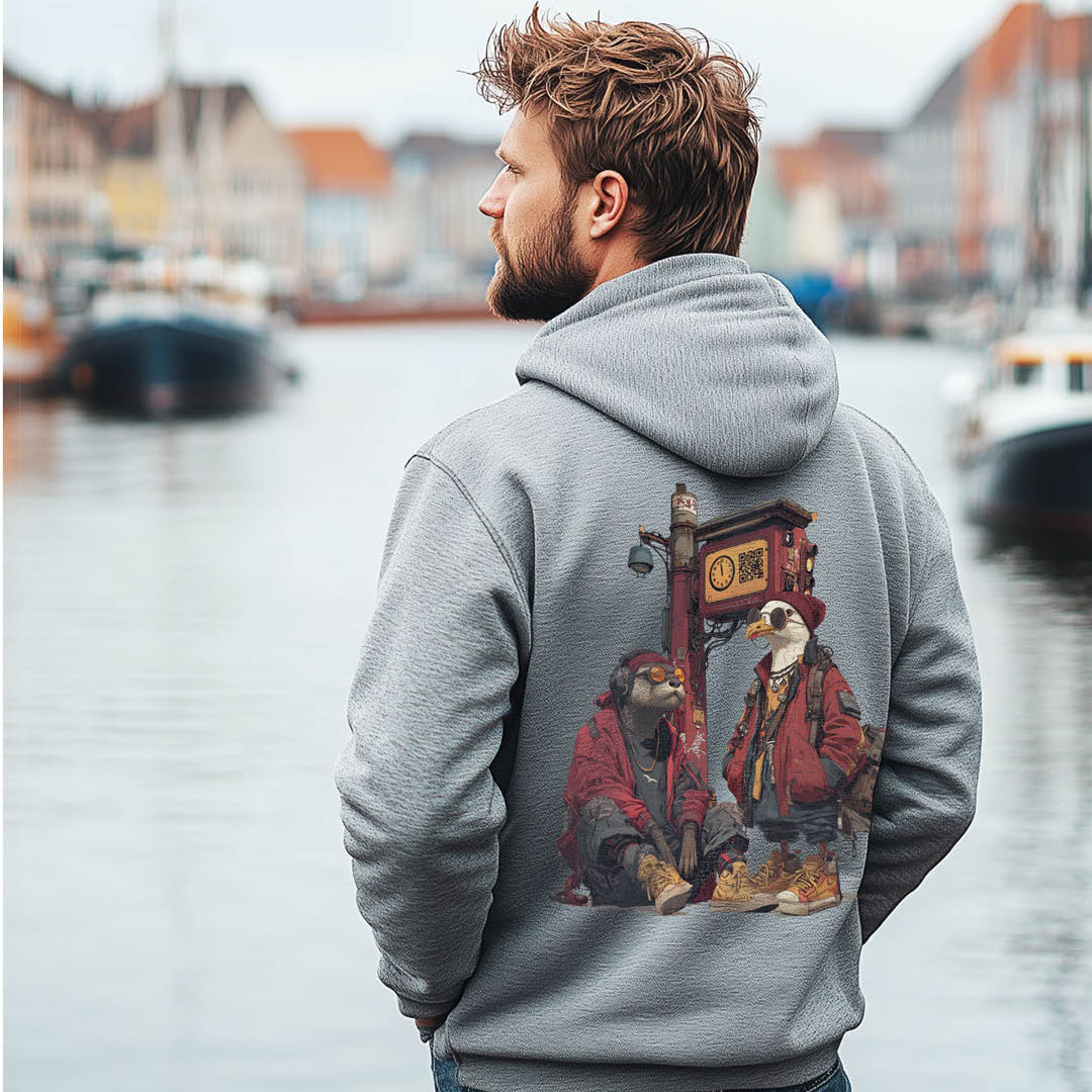 Zip-Hoodie "Busstop"