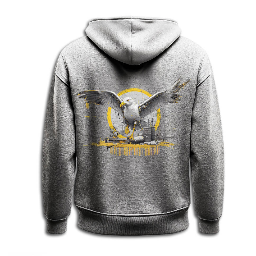 Zip-up hoodie "whistling Pig"