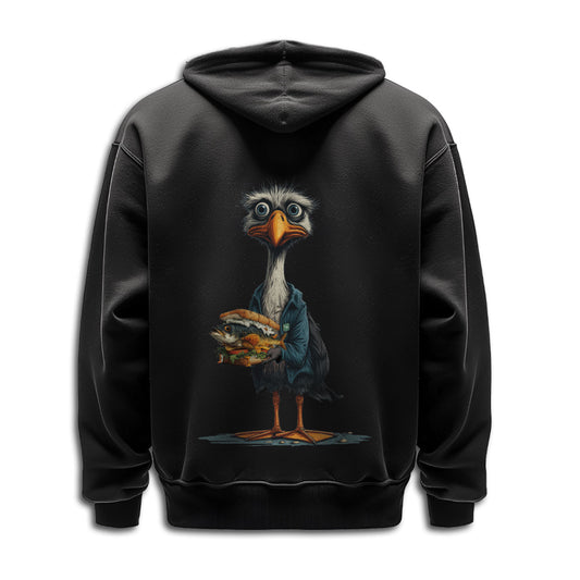 Zip-Hoodie "scared Gull"