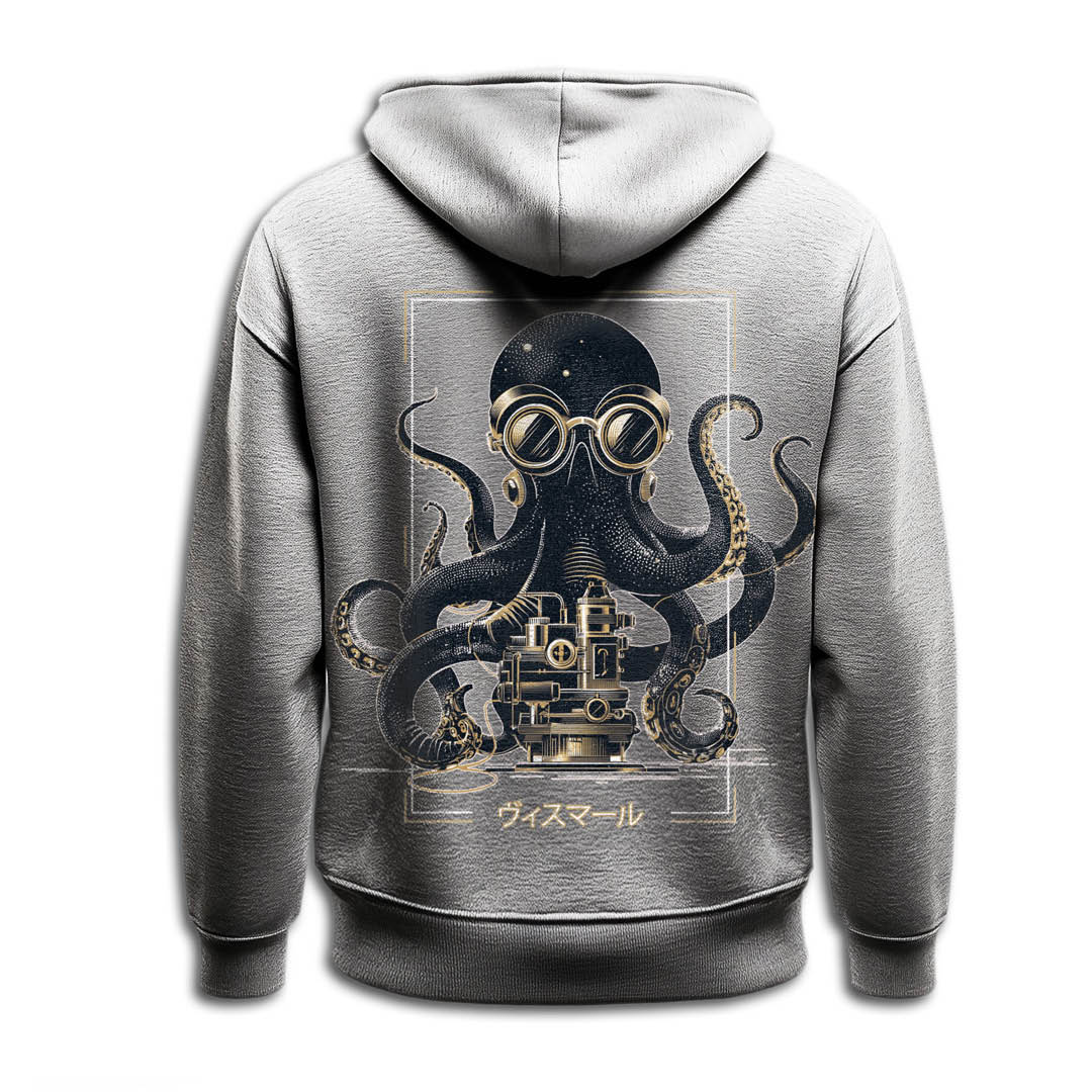 Zip-up hoodie "whistling Pig"