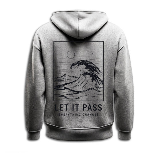 Hoodie "LET IT PASS" black
