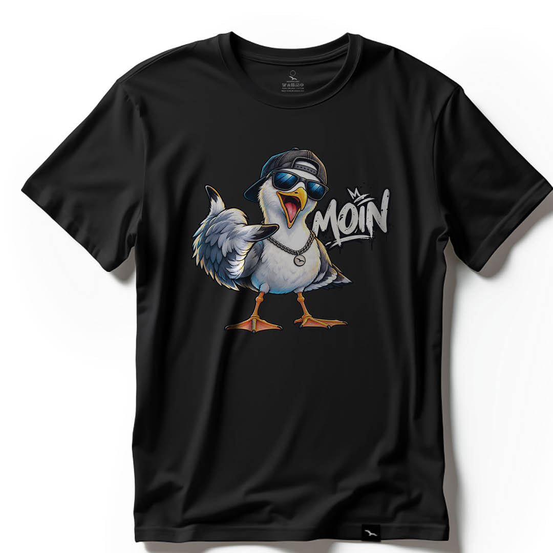 T-Shirt “Moin-Möwe” – funny seagull shirt