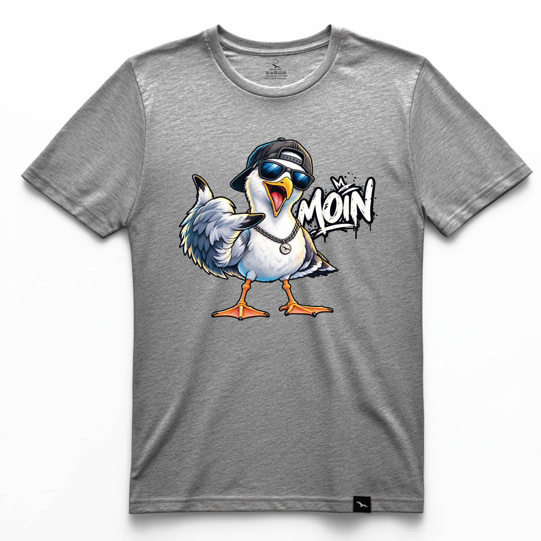 T-Shirt “Moin-Möwe” – funny seagull shirt