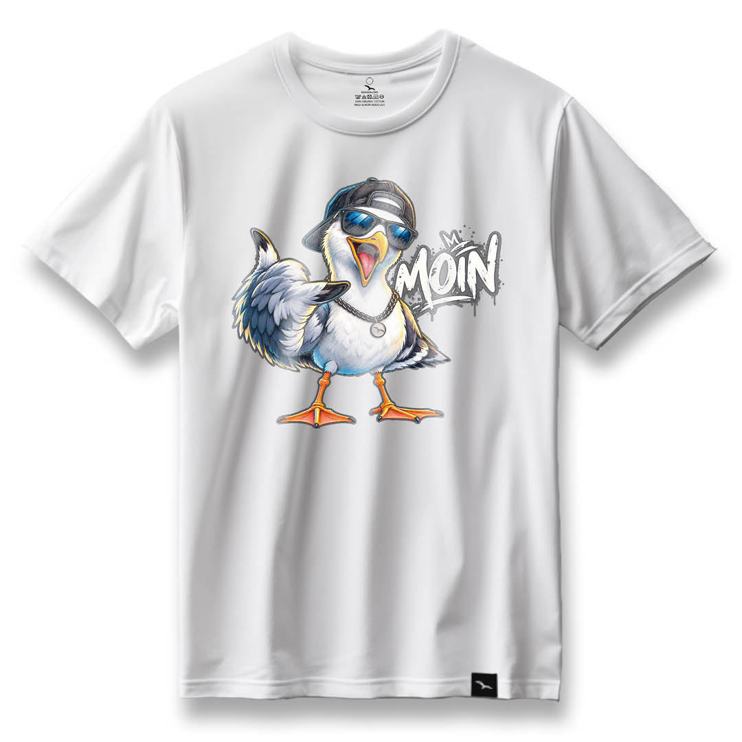 T-Shirt “Moin-Möwe” – funny seagull shirt
