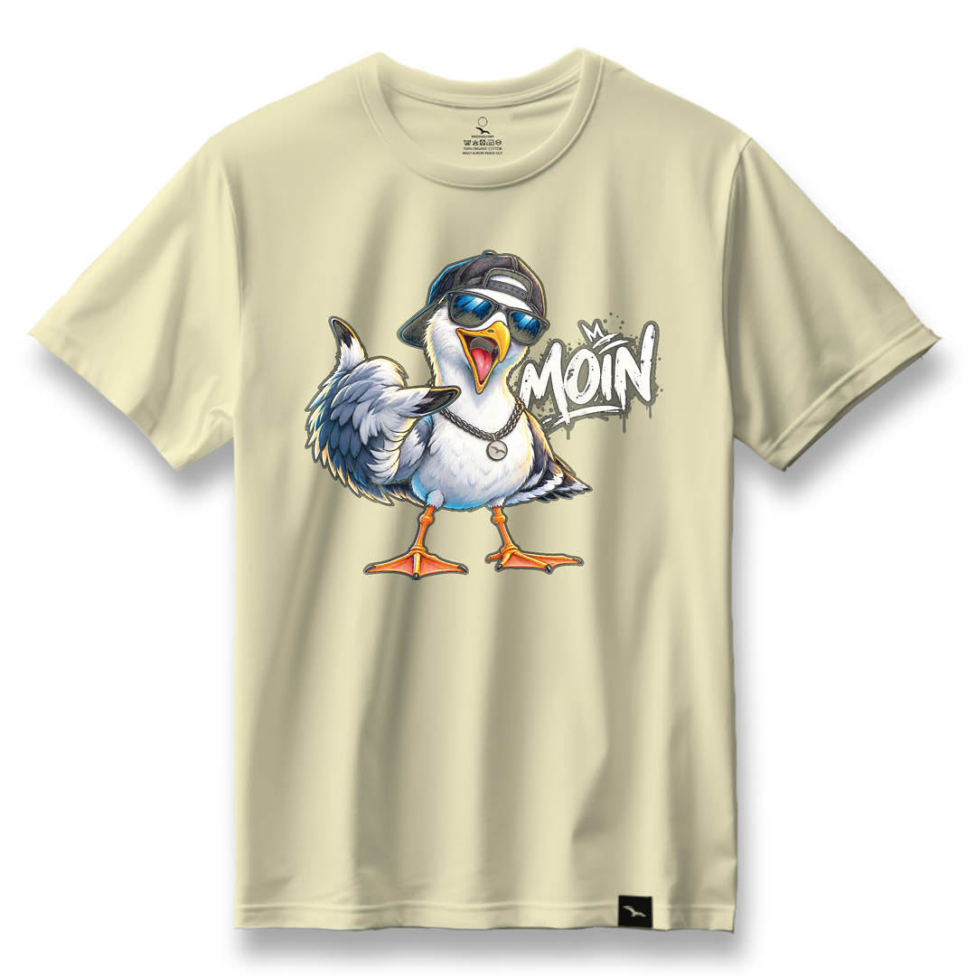 T-Shirt “Moin-Möwe” – funny seagull shirt