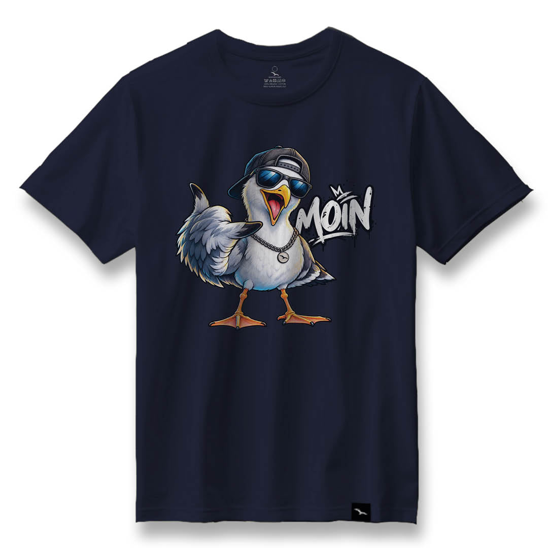 T-Shirt “Moin-Möwe” – funny seagull shirt