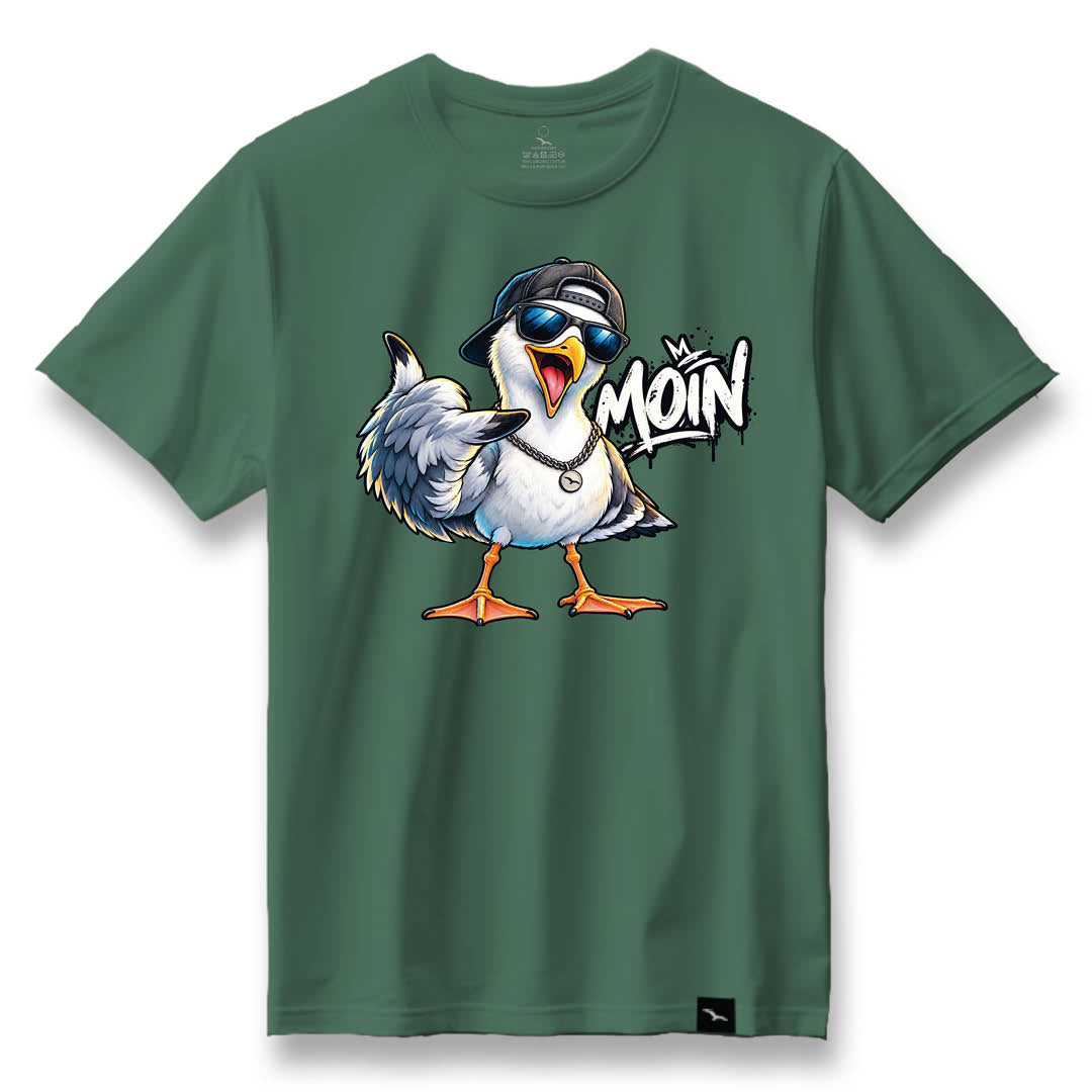 T-Shirt “Moin-Möwe” – funny seagull shirt