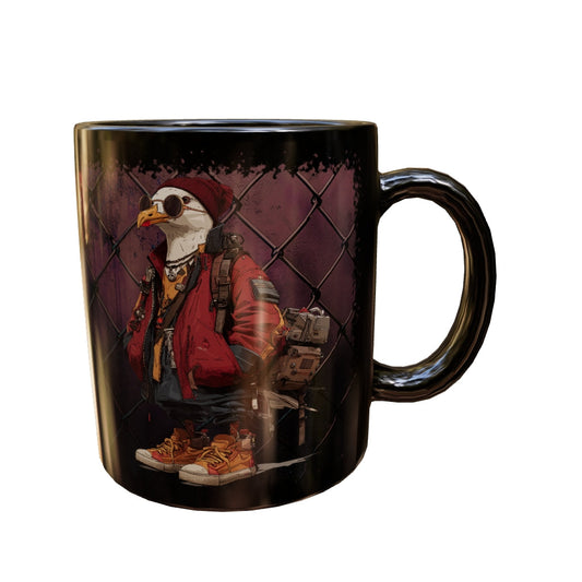 "Highfish" mug, black