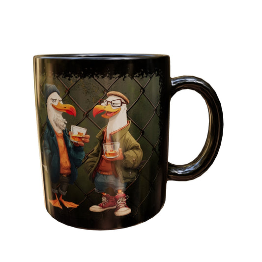 "Highfish" mug, black