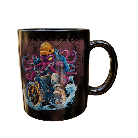 "Highfish" mug, black