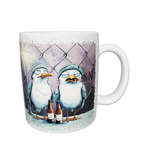 Tasse "Drunk Gulls"