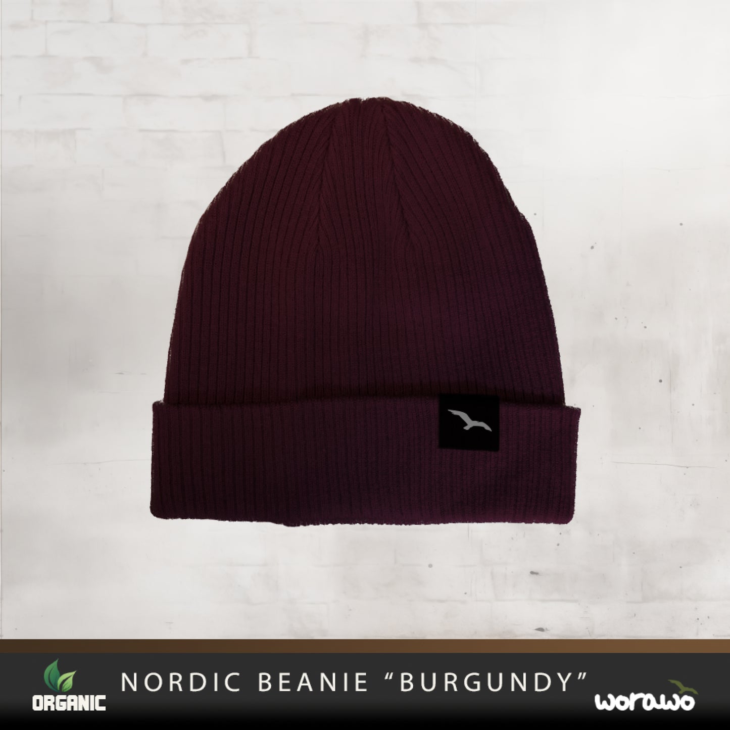 Nordic Beanie "burgundy"