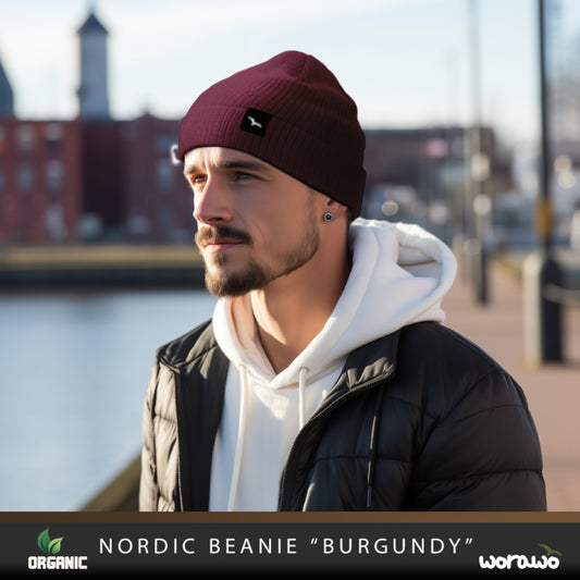 Nordic Beanie "burgundy"