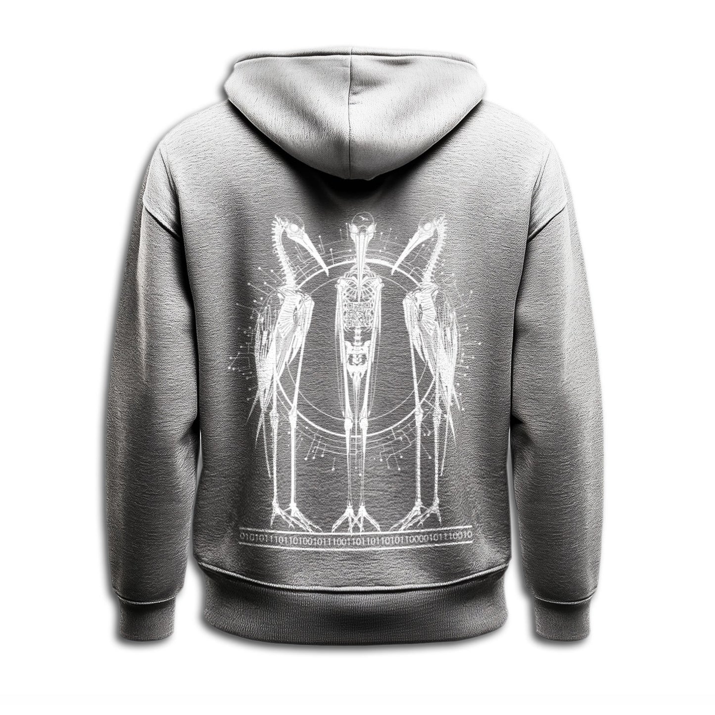 Zip-Hoodie "Three Cranes"