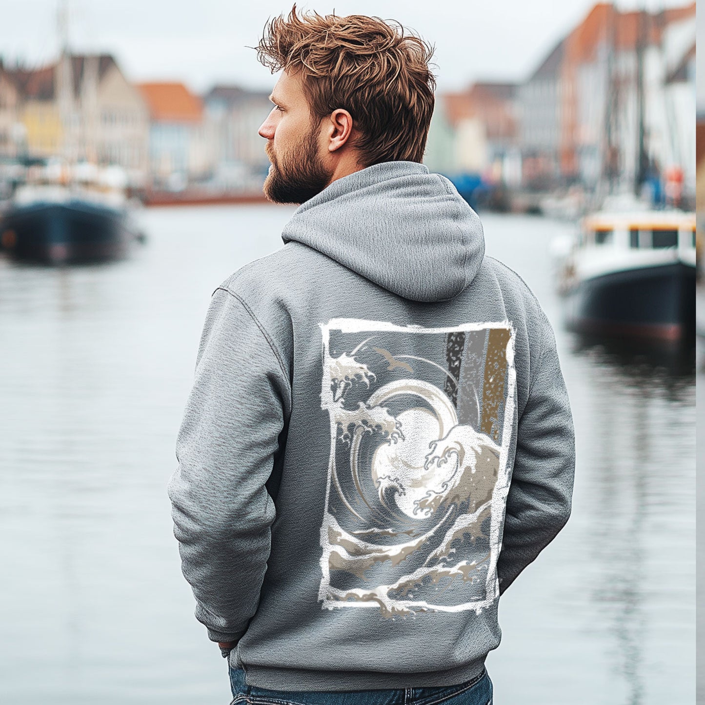 Zip-Hoodie "Big Wave"
