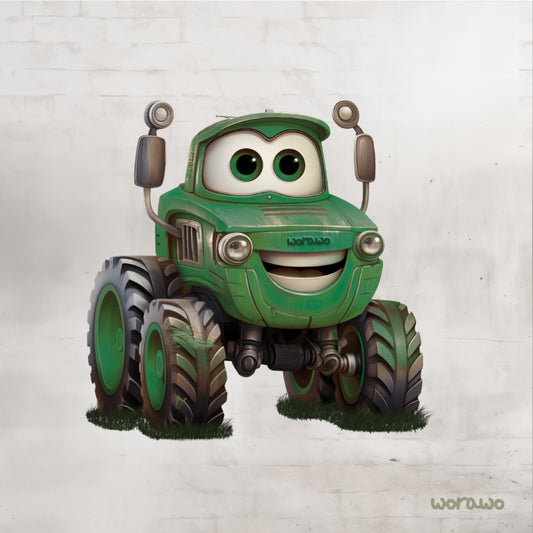 Bügelbild Traktor