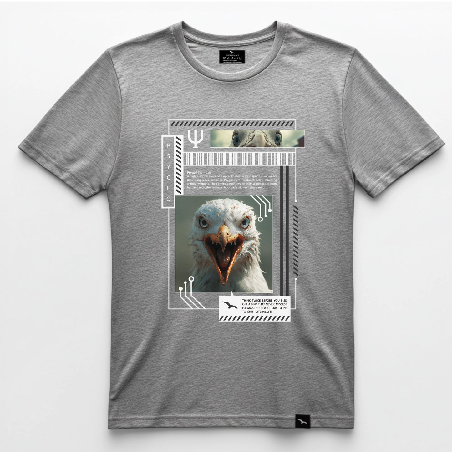 T-Shirt "Psy-gull"