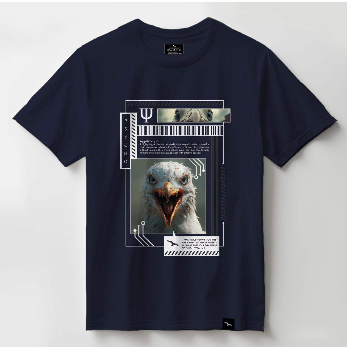 T-Shirt "Psy-gull"