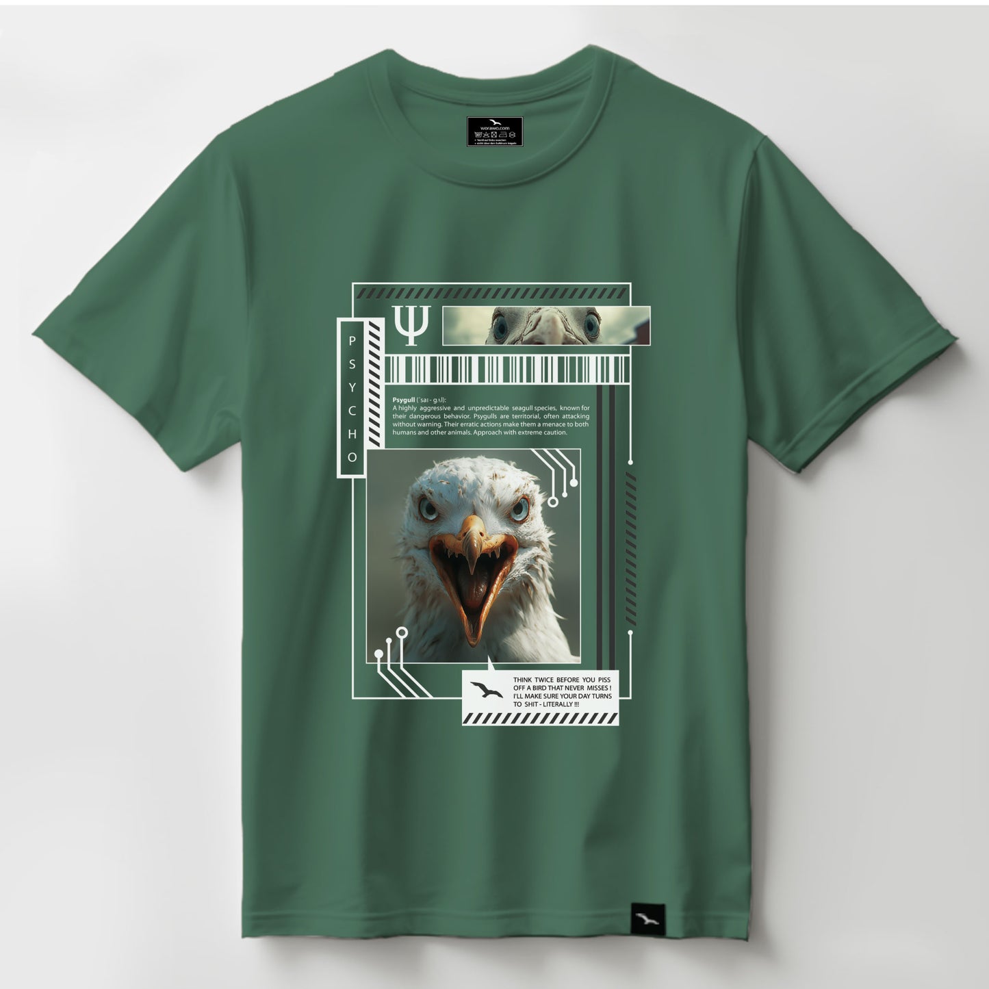 T-Shirt "Psy-gull"